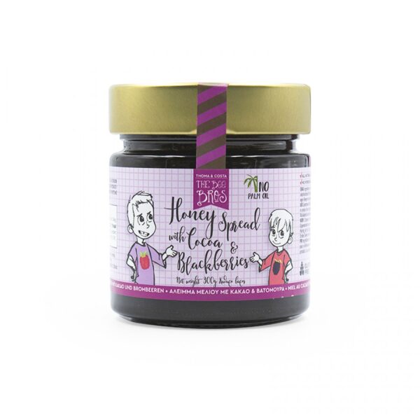 ΜΕΛΙ ΜΕ ΚΑΚΑΟ & ΒΑΤΟΜΟΥΡΟ ΒΑΖΟ 300gr BEE BROS