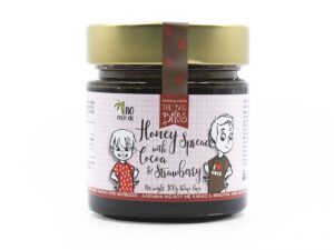 ΜΕΛΙ ΜΕ ΚΑΚΑΟ & ΦΡΑΟΥΛΑ ΒΑΖΟ 300gr BEE BROS