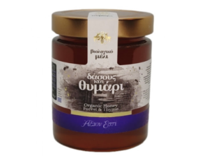 ΜΕΛΙ ΔΑΣΟΥΣ & ΘΥΜΑΡΙ ΒΙΟ 450gr ΑΞΙΟΝ ΕΣΤΙ