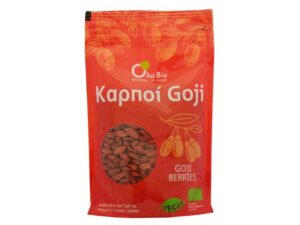 GOJI BERRIES ΑΠΟΞΗΡΑΜΕΝΑ ΧΩΡΙΣ ΖΑΧΑΡΗ ΒΙΟ 100gr ΟΛΑ ΒΙΟ