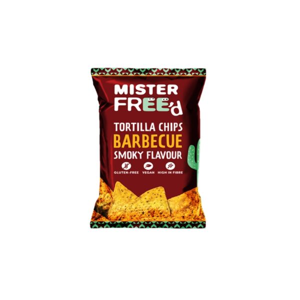 ΤΟΡΤΙΓΙΑ CHIPS ΜΕ ΓΕΥΣΗ ΚΑΠΝΙΣΤΟ ΜΠΑΡΜΠΕΚΙΟΥ VEGAN 135gr MISTER FREED