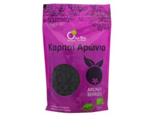 ΑΡΩΝΙΑ ΚΑΡΠΟΣ ΑΠΟΞΗΡΑΜΕΝΟΣ ΧΩΡΙΣ ΖΑΧΑΡΗ ΒΙΟ 100gr ΟΛΑ ΒΙΟ