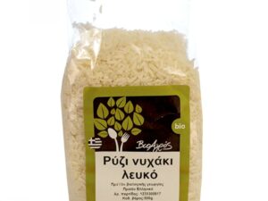 ΡΥΖΙ ΝΥΧΑΚΙ ΛΕΥΚΟ ΒΙΟ 500gr ΒΙΟ-ΑΓΡΟΣ