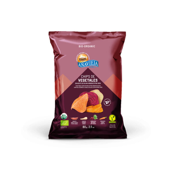 CHIPS ΛΑΧΑΝΙΚΩΝ ΜΕ ΕΛΑΙΟΛΑΔΟ ΒΙΟ 80gr ANAVIEJA