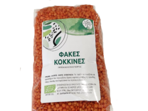 ΦΑΚΕΣ ΚΟΚΚΙΝΕΣ ΒΙΟ 500gr Αμρίτα ΒΙΟ
