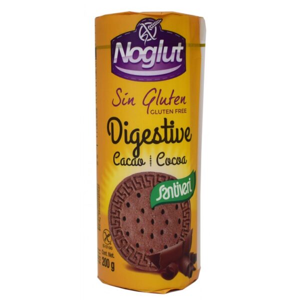 ΜΠΙΣΚΟΤΑ DIGESTIVE ΜΕ ΚΑΚΑΟ Χ/ΓΛΟΥΤΕΝΗ 200gr SANTIVERI