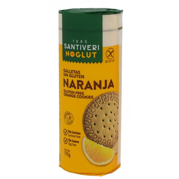 ΜΠΙΣΚΟΤΑ DIGESTIVE ΜΕ ΓΕΥΣΗ ΠΟΡΤΟΚΑΛΙ Χ/ΓΛΟΥΤΕΝΗ 200gr SANTIVERI