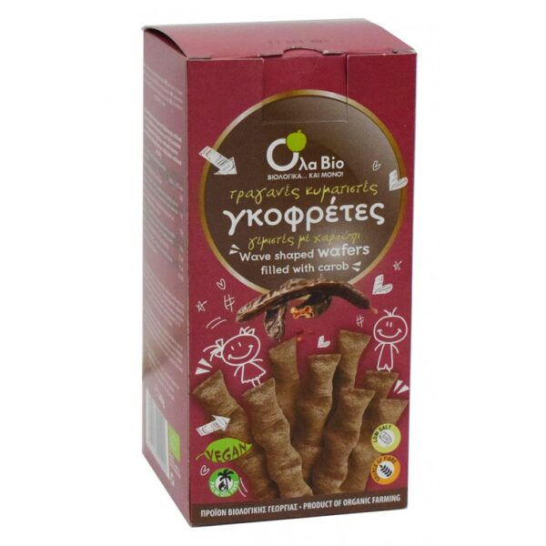 ΠΟΥΡΑΚΙΑ ΜΕ ΣΟΚΟΛΑΤΑ & ΧΑΡΟΥΠΙ BIO 140gr ΟΛΑ ΒΙΟ