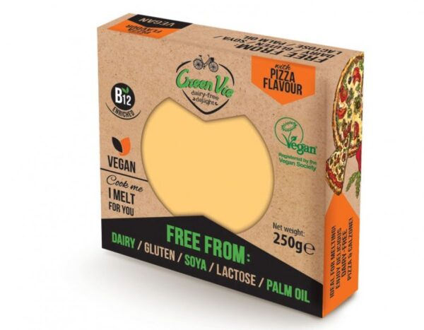 ΦΥΤΙΚΟ ΥΠΟΚΑΤΑΣΤΑΤΟ ΤΥΡΙΟΥ BLOCK ΜΕ ΓΕΥΣΗ PIZZA 150gr GREEN VIE