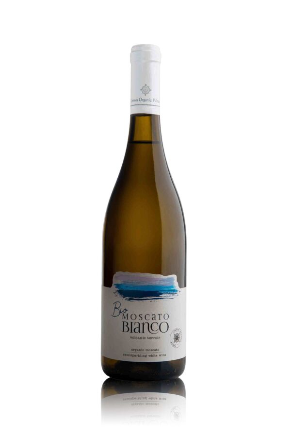 ΚΡΑΣΙ ΛΕΥΚΟ ΗΜΙΑΦΡΩΔΕΣ MOSCATO BIANCO ΒΙΟ 750ml ΒΙΟΛΟΓΙΚΑ ΚΡΑΣΙΑ ΛΗΜΝΟΥ