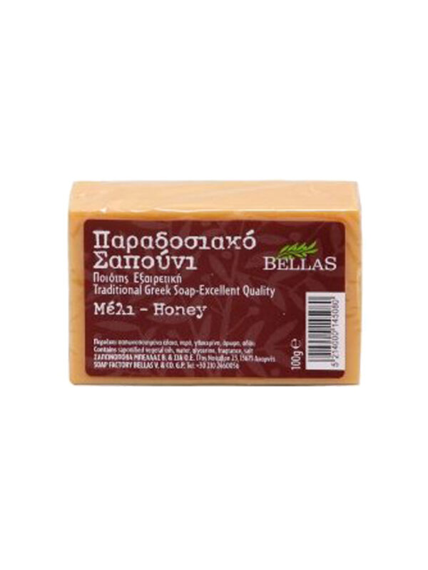 ΣΑΠΟΥΝΙ ΕΛΑΙΟΛΑΔΟΥ ΜΕΛΙ 100gr ΜΠΕΛΛΑΣ ΣΑΠΩΝΟΠΟΙΪΑ