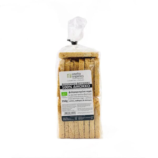 ΦΡΥΓΑΝΙΑ 100% ΔΙΚΟΚΚΟΣ ΣΙΤΟΣ ΒΙΟ 350gr SPELTA ORGANICS