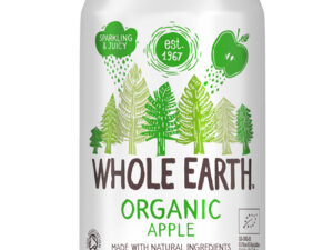 ΑΝΑΨΥΚΤΙΚΟ ΜΗΛΟ ΧΩΡΙΣ ΖΑΧΑΡΗ ΒΙΟ 330ml WHOLE EARTH