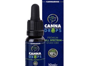 CBD OIL ΕΛΑΙΟ ΚΑΝΝΑΒΗΣ CANNADROPS 10% 10ml CANNABOSS