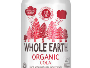 ΑΝΑΨΥΚΤΙΚΟ COLA ΧΩΡΙΣ ΖΑΧΑΡΗ ΒΙΟ 330ml WHOLE EARTH