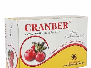 CRANBER EXTRA ΣΥΜΠΛΗΡΩΜΑ ΜΕ CRANBERRY 36mg 60tabs MEDICHROM