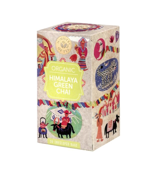 ΜΕΙΓΜΑ ΜΕ ΠΡΑΣΙΝΟ ΤΣΑΪ HIMALAYAN GREEN CHAI ΒΙΟ 35gr MINISTRY OF TEA