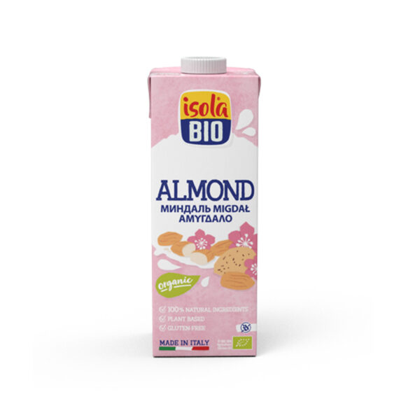 ΡΟΦΗΜΑ ΑΜΥΓΔΑΛΟΥ ΜΕ ΣΙΡΟΠΙ ΑΓΑΥΗΣ ΒΙΟ 1lt ISOLA BIO