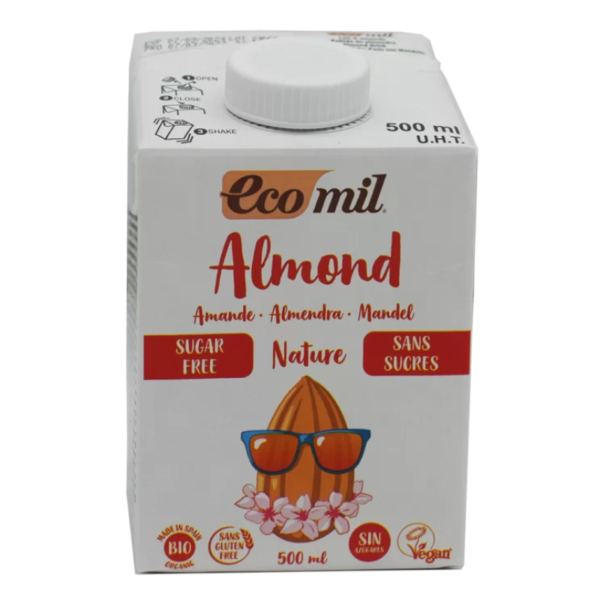 ΡΟΦΗΜΑ ΑΜΥΓΔΑΛΟΥ ΧΩΡΙΣ ΖΑΧΑΡΗ ΒΙΟ 500ml ECOMIL