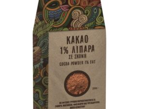 ΚΑΚΑΟ 1% ΛΙΠΑΡΑ 200gr ΒΙΟ ΑΓΡΟΣ