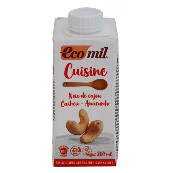 ΚΡΕΜΑ ΜΑΓΕΙΡΙΚΗΣ ΚΑΣΙΟΥΣ ΒΙΟ 200ml ECOMIL