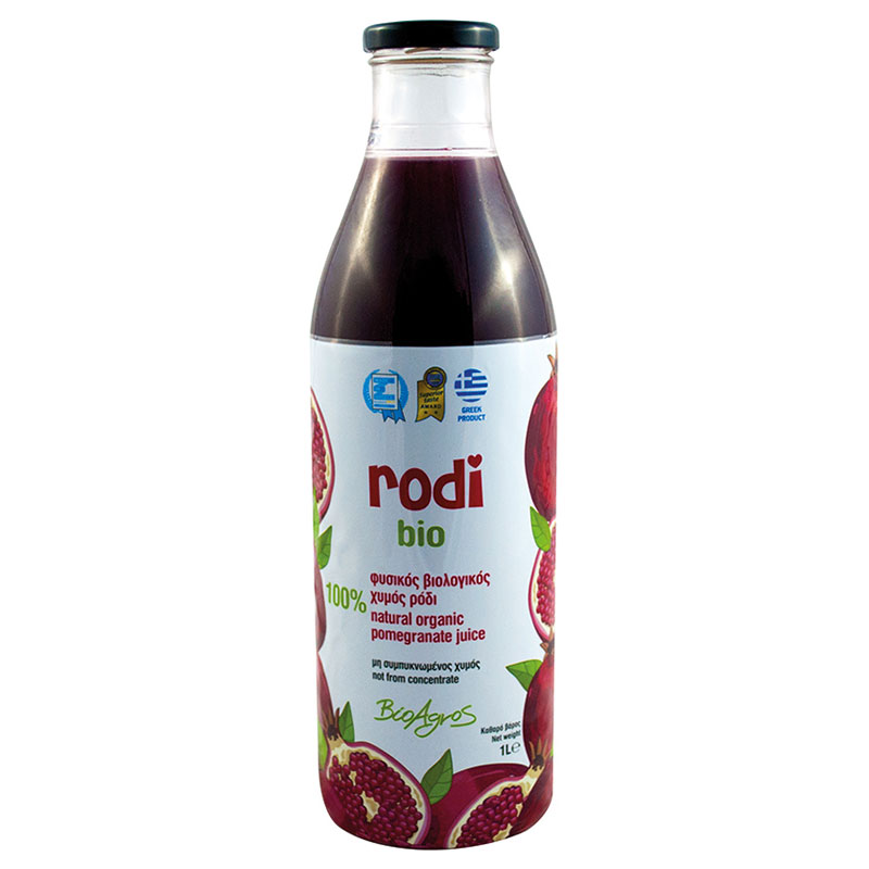 ΧΥΜΟΣ ΡΟΔΙ ΒΙΟ 1lt ΒΙΟ ΑΓΡΟΣ