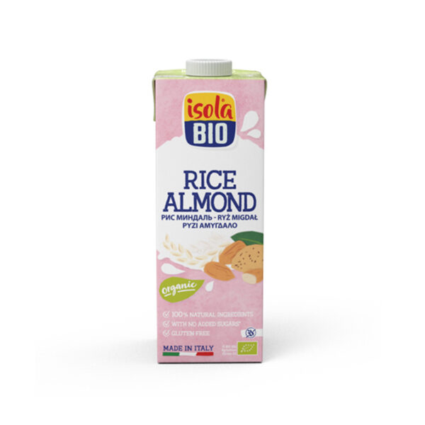 ΡΟΦΗΜΑ ΡΥΖΙΟΥ ΜΕ ΑΜΥΓΔΑΛΟ ΒΙΟ 1lt ISOLA BIO