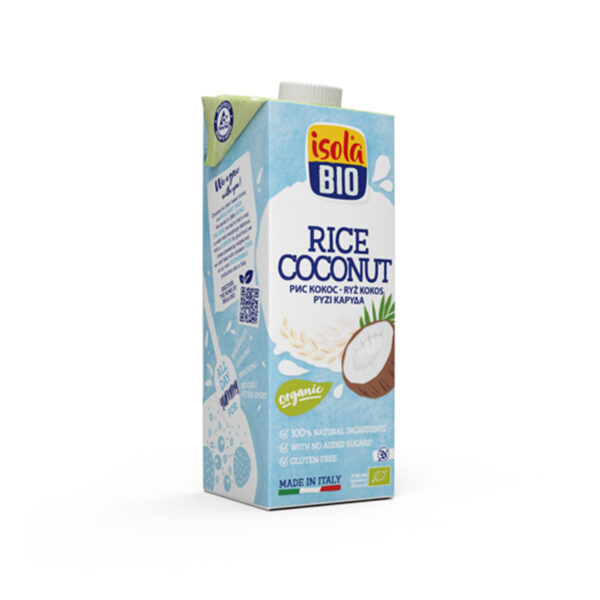 ΡΟΦΗΜΑ ΡΥΖΙ ΜΕ ΚΑΡΥΔΑ ΒΙΟ 1lt ISOLA BIO