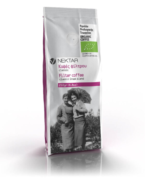 ΚΑΦΕΣ ΦΙΛΤΡΟΥ ΒΙΟ 250gr NEKTAR