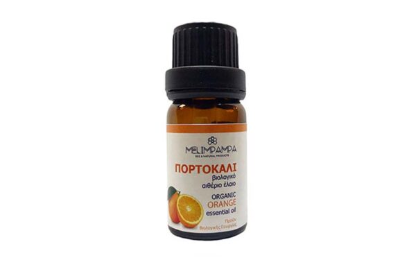 ΑΙΘΕΡΙΟ ΕΛΑΙΟ ΠΟΡΤΟΚΑΛΙ ΒΙΟ 10ml MELI MPAMPA