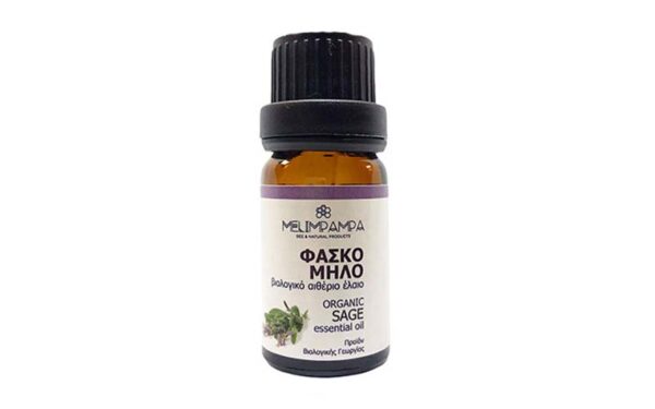 ΑΙΘΕΡΙΟ ΕΛΑΙΟ ΦΑΣΚΟΜΗΛΟ ΒΙΟ 10ml MELI MPAMPA